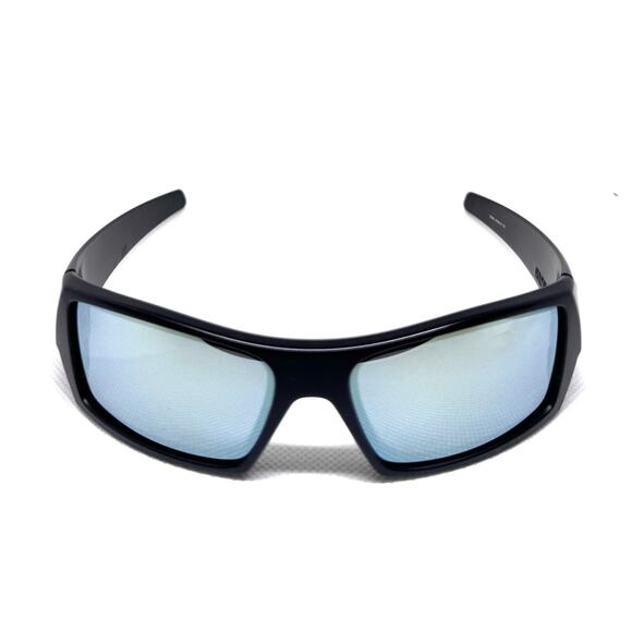 OAKLEY 26-245 GASCAN SPORT WRAP BLACK SUNGLASSES 60-15-127 - Picture 2 of 8